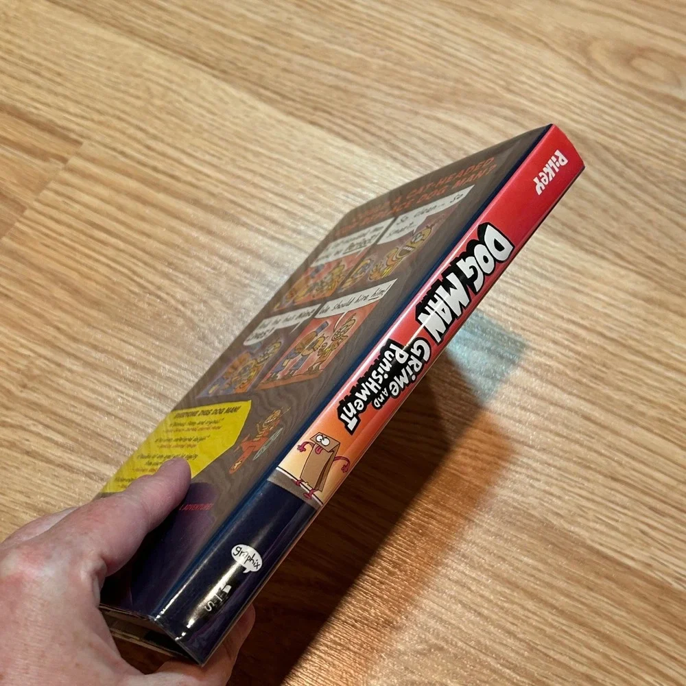 Dog‎ Man Grime and Punishment Dav Pilkey Hardcover Graphic Novel Book 9
